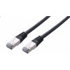 síťový kabel C-Tech CB-PP5F-05BK patch, Cat5e, FTP, 0,5m, černý