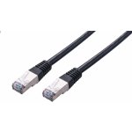 C-Tech CB-PP5F-05BK patch, Cat5e, FTP, 0,5m, černý – Zboží Živě