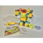 KIDS WORLD MALÝ KUTIL 2 v 1 Vláček s dinosaury a robot šroubovací stavebnice – Hledejceny.cz