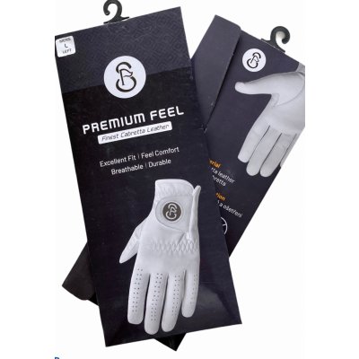 Golf Tracking SP PREMIUM FEEL Mens Golf Glove Cabretta bílá levá -L 2ks