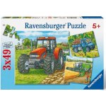 Ravensburger Zemědělské stroje 3 x 49 dílků – Hledejceny.cz