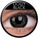 MaxVue ColorVue Big Eyes Dolly Black tříměsíční nedioptrické 2 čočky