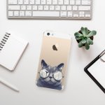 Pouzdro iSaprio Crazy Cat 01 - iPhone 5/5S/SE – Zboží Mobilmania