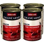 Animonda GranCarno Original Junior hovězí a krůtí srdce 4 x 400 g – Hledejceny.cz