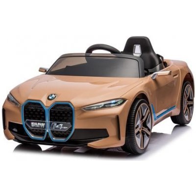 Dětské elektrické auto BMW i4 žlutá – Zboží Dáma