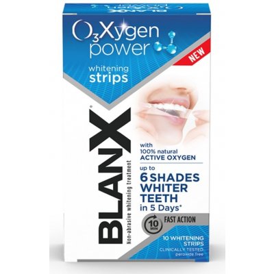 BlanX Oxygen Power bělící pásky s aktivním kyslíkem 10 ks – Zboží Dáma