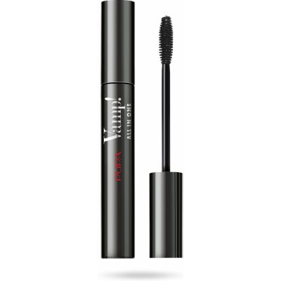 Pupa Vamp! All In One řasenka pro objem, délku a oddělení řas 101 Black 9 ml