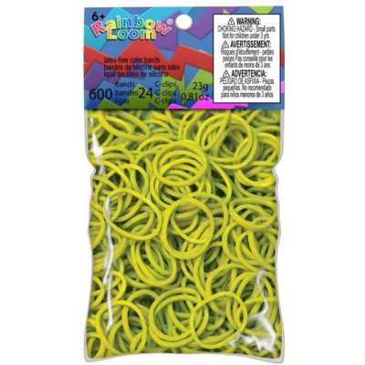 RAINBOW LOOM Original gumičky 600 kusov olivovo zelená – Zboží Dáma
