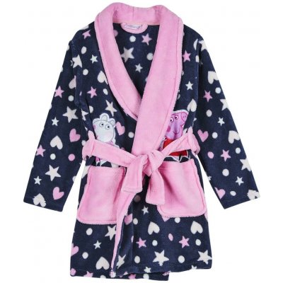 Cerdá Župan dětský s hvězdičkami a srdíčky, Prasátko Peppa – Zboží Mobilmania