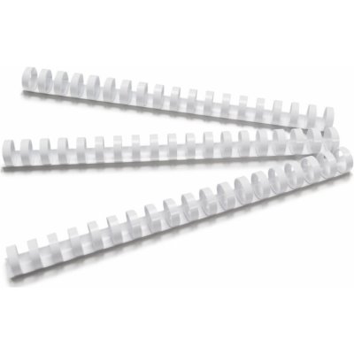 Eurosupplies vázací hřbety plastové A4 25mm bílé 50 ks – Hledejceny.cz