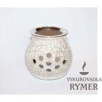 Michael Rymer Vykuřovací pícka a aromalampa Raku slonová kost 7 x 10 cm – Zboží Dáma