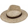 Klobouk Fiebig Headwear since 1903 Slaměný klobouk z mořské trávy Fedora