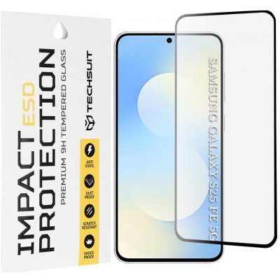 Techsuit ochranné sklo ESD pro Samsung Galaxy S25 FE černé 164799 – Zboží Živě