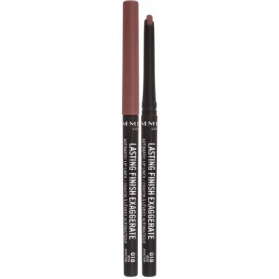 Rimmel Lasting Finish Exaggerate automatická tužka na rty 018 Rose Addiction 0,25 g – Zboží Dáma
