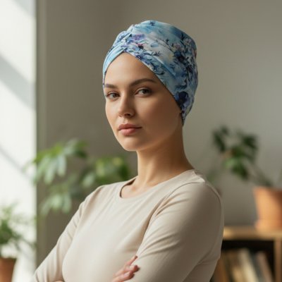 Ebbie bavlněný turban-style LEDOVÉ KVĚTY – Hledejceny.cz