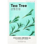 Missha Tea Tree Airy Fit Sheet Mask Zklidňující pleťová maska s 19 g – Zbozi.Blesk.cz