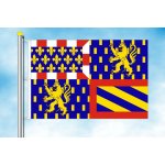 LIBEA, s.r.o. Burgunsko-Franche-Comté vlajka Rozměr: 150×225 cm, Uchycení: Karabiny na stožár – Hledejceny.cz