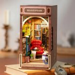 Robotime Stavebnice - zarážka na knihy Bookstore dřevěná – Zboží Dáma