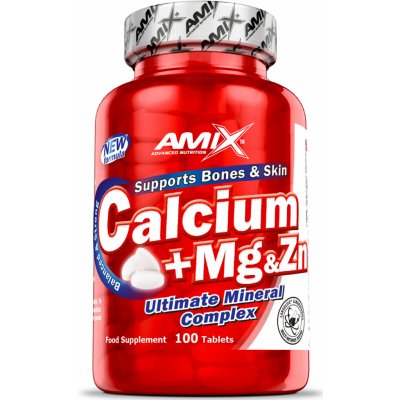 Amix Calcium + Magnesium + Zinek 100 tablet – Hledejceny.cz