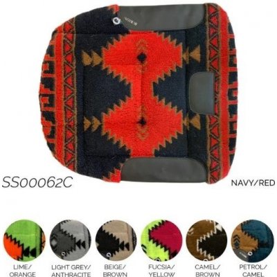 BURIONI Westernová podsedlová deka Barrel light grey anthracite – Hledejceny.cz