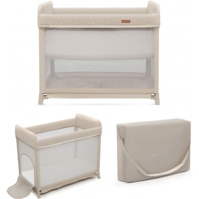 KINDERKRAFT SELECT Postýlka cestovní Moon Dream Beige – Zboží Dáma