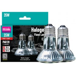 Arcadia Halogen Heat Lamp 35 W Twin pack