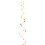 Unique Papírové závěsné serpentýny Zlaté 8ks – Zbozi.Blesk.cz