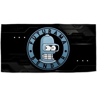 Sablio Ručník s potiskem Futurama Bender Technology 50 x 100 cm – Hledejceny.cz