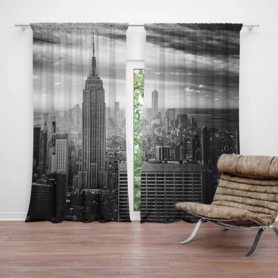 Sablio Závěs Manhattan: 2ks 140x250cm – Hledejceny.cz