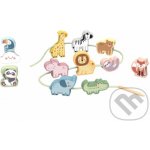 Tooky Toy Navlékání zvířátek Pastel – Zboží Dáma