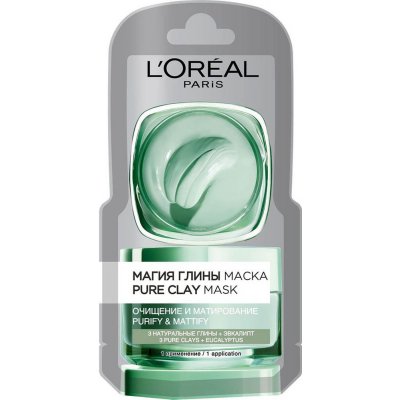 L'Oréal Pure Clay Purity Mask čistící pleťová maska 6 ml – Zboží Mobilmania