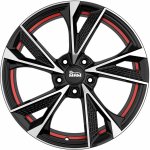 MAM RS6 7x16 5x112 ET40 black polished red inside – Zboží Mobilmania