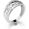 Prsteny Steel Edge prsten stříbro se zirkony 2375