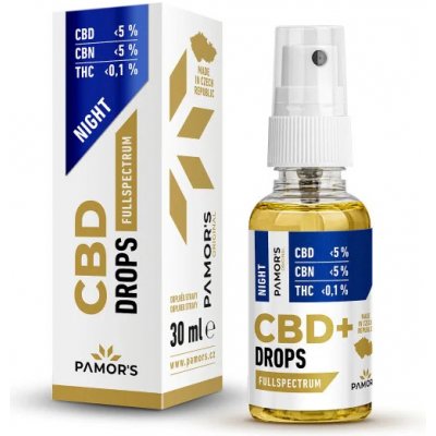 Pamors 10% CBD/CBN kapky Night 30 ml – Sleviste.cz