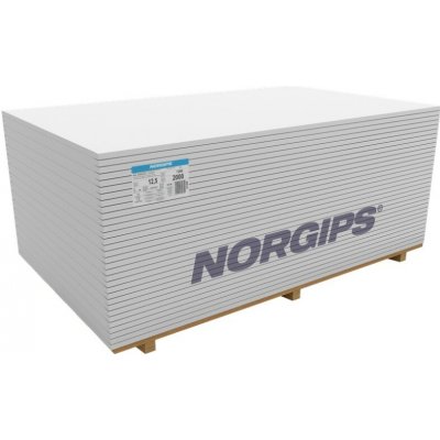 Sádrokartonová deska bílá Norgips S 12,5 mm (2,5 m2) – Hledejceny.cz
