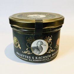 VINECO Rillettes s kachním masem na pomerančích 180 g