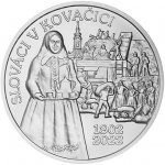 MINCOVNA KREMNICA statny podnik Stříbrná slov. mince 10 EUR Osídlení Kovačic Slováky 220. výročí stand 18 g – Hledejceny.cz