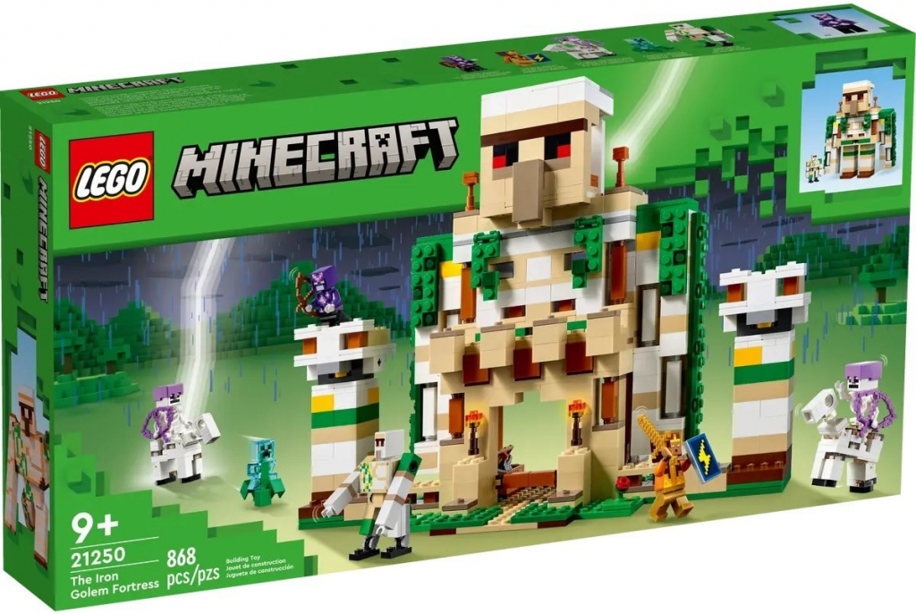 LEGO® Minecraft™ 21250 Pevnost železného golema od 1 923 Kč - Heureka.cz
