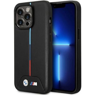 Pouzdro BMW iPhone 13 Pro Max Quilted Tricolor MagSafe černé – Zboží Mobilmania