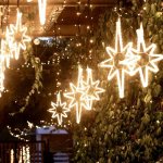 DecoLED LED světelná hvězda závěsná 80 x120 cm teple bílá – Hledejceny.cz