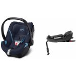 Cybex ATON 5 + základna do auta BASE 2-FIX 2021 Navy Blue – Zboží Mobilmania