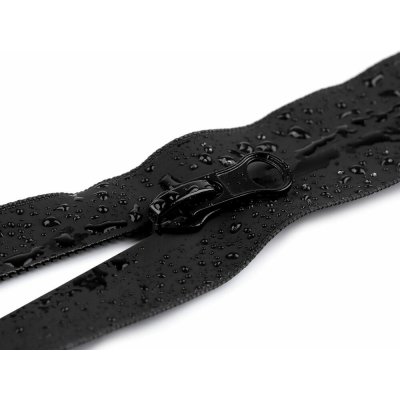 Zip voděodolný No 7 délka 65 cm spirálový matný - černá mat – Zboží Mobilmania