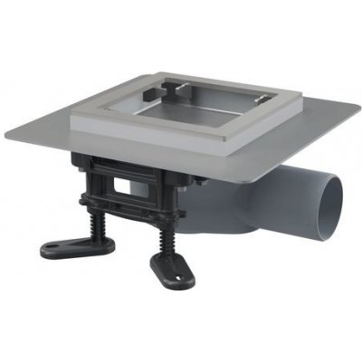 Alcadrain Podlahová vpusť nerezová nízká 130×130 mm APV120 – Zboží Dáma