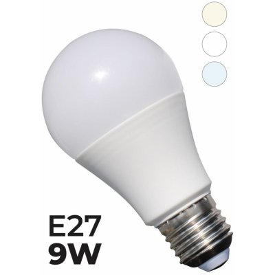 HEDA LED žárovka koule E27 9W 820lm Studená bílá 6500K – Hledejceny.cz