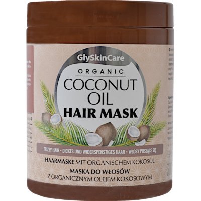 GlySkinCare Organic Coconut Oil Hair Mask 300 ml – Zboží Mobilmania