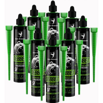 12x Chemická kotva bez styrenu POLYESTER SF 300 ml Den Braven – Hledejceny.cz