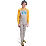 Burton Youth Tech Tee gray ehather/cadmium yellow – Hledejceny.cz