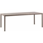 Nardi Tevere 211/275 x 100 cm Světle hnědý plastový rozkládací zahradní stůl – Hledejceny.cz