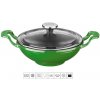 Pánev LAVA Litinový wok zelený 16 cm