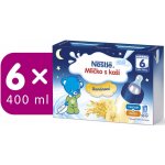 Nestlé Mlíčko s kaší Banánové - 6 x (2x200ml)